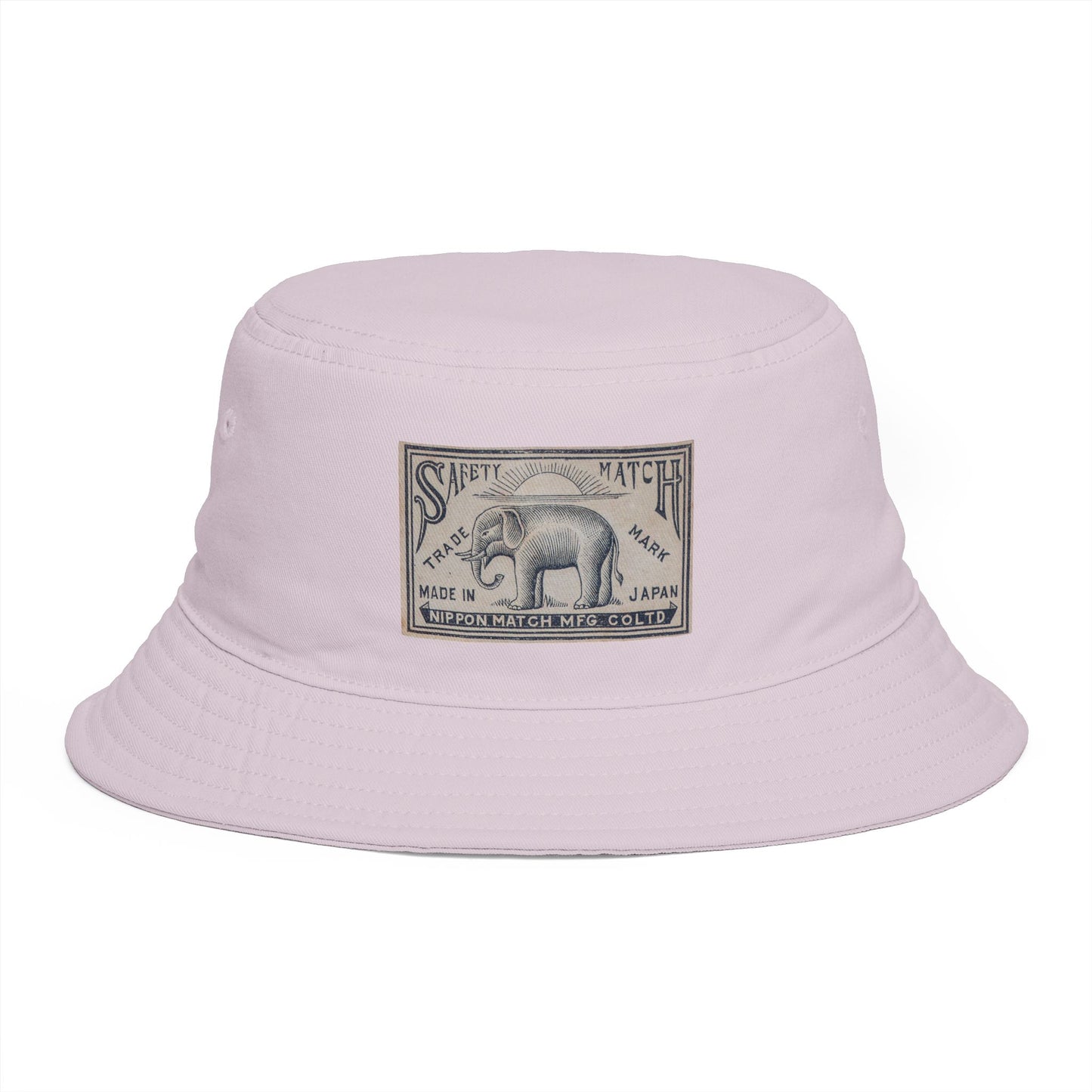 Nippon Match Vintage Elephant Label Bucket Hat