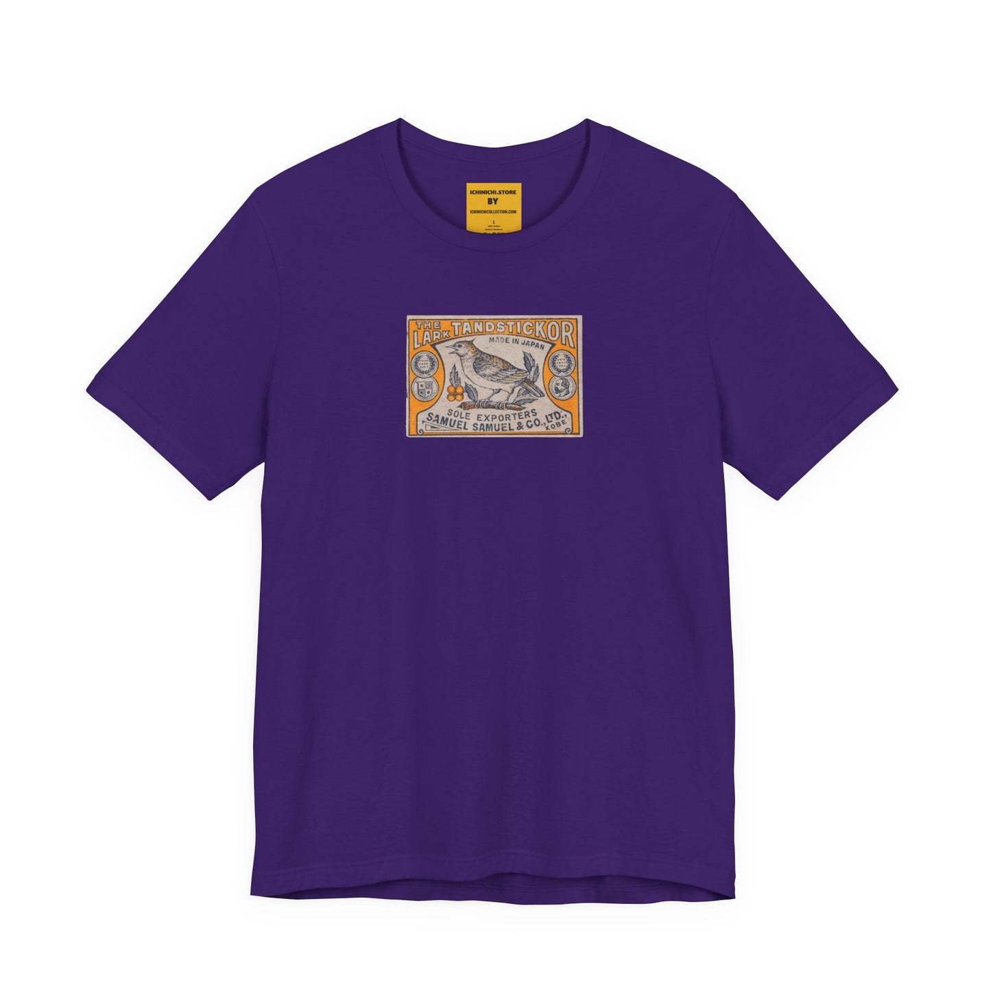 The Lark Samuel Samuel Kobe Vintage Japanese Matchbox Label Unisex Tee