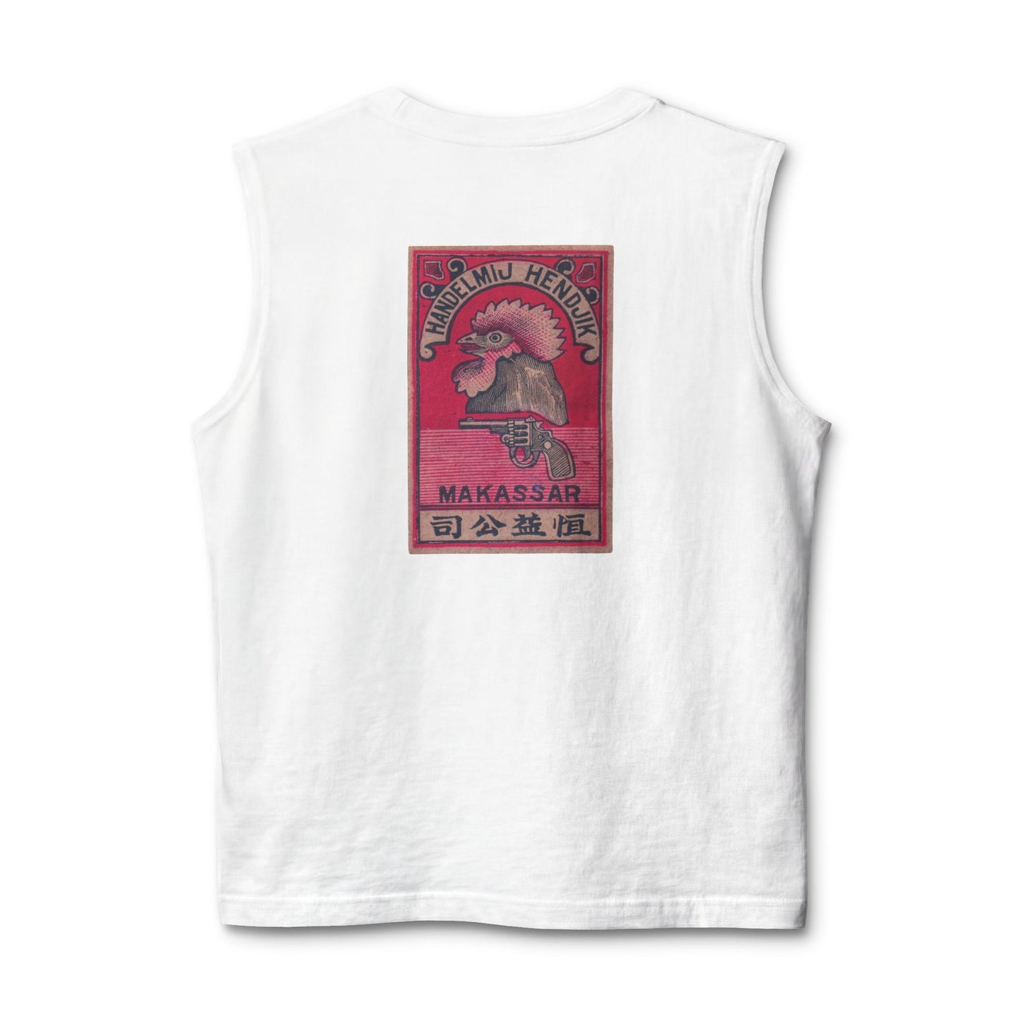 Handelmij Hendjik Rooster Vintage Japanese Label Muscle Tank