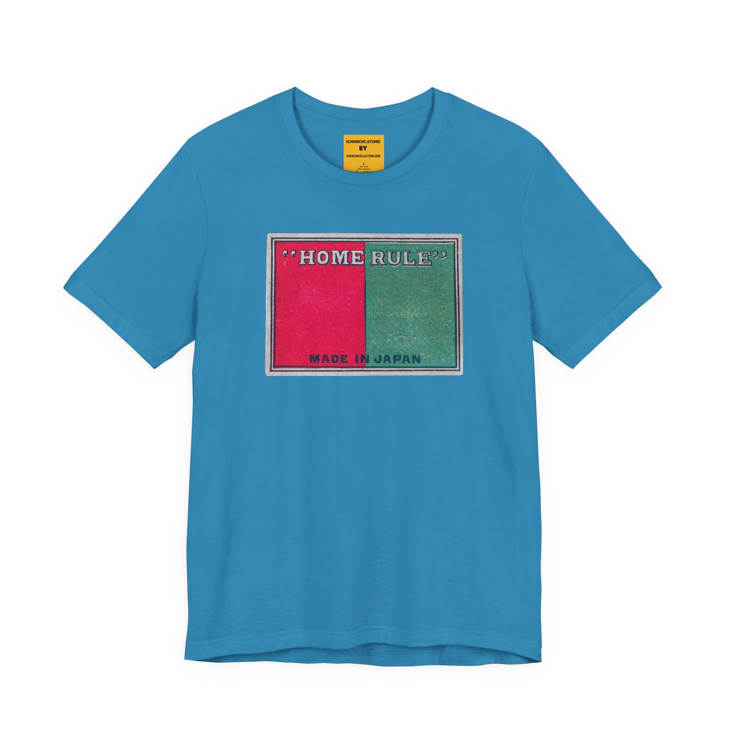 Home Rule Vintage Japanese Matchbox Label Unisex Tee