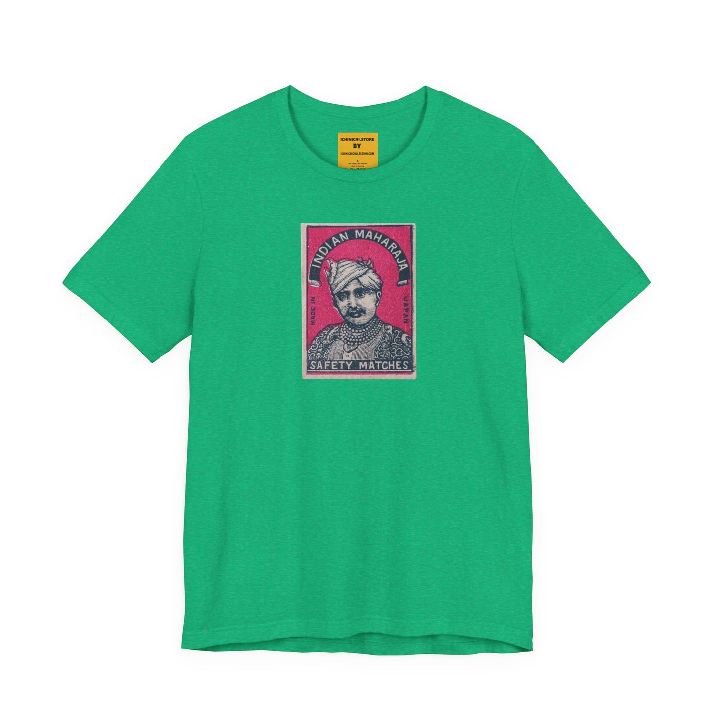 Maharaja in Pink Vintage Japanese Matchbox Label Unisex Tee