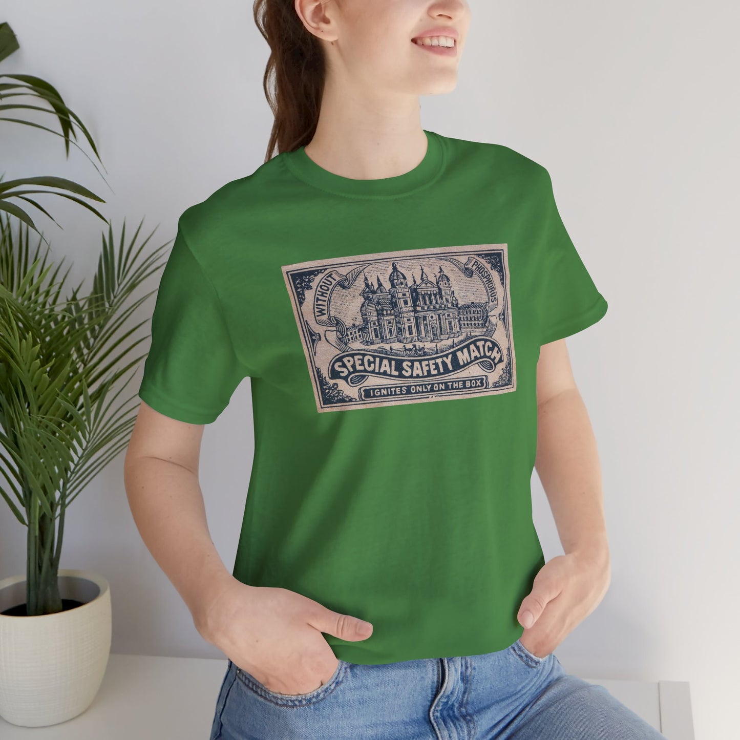 Special Safety Match Vintage Japanese Cathedral Label Unisex Tee
