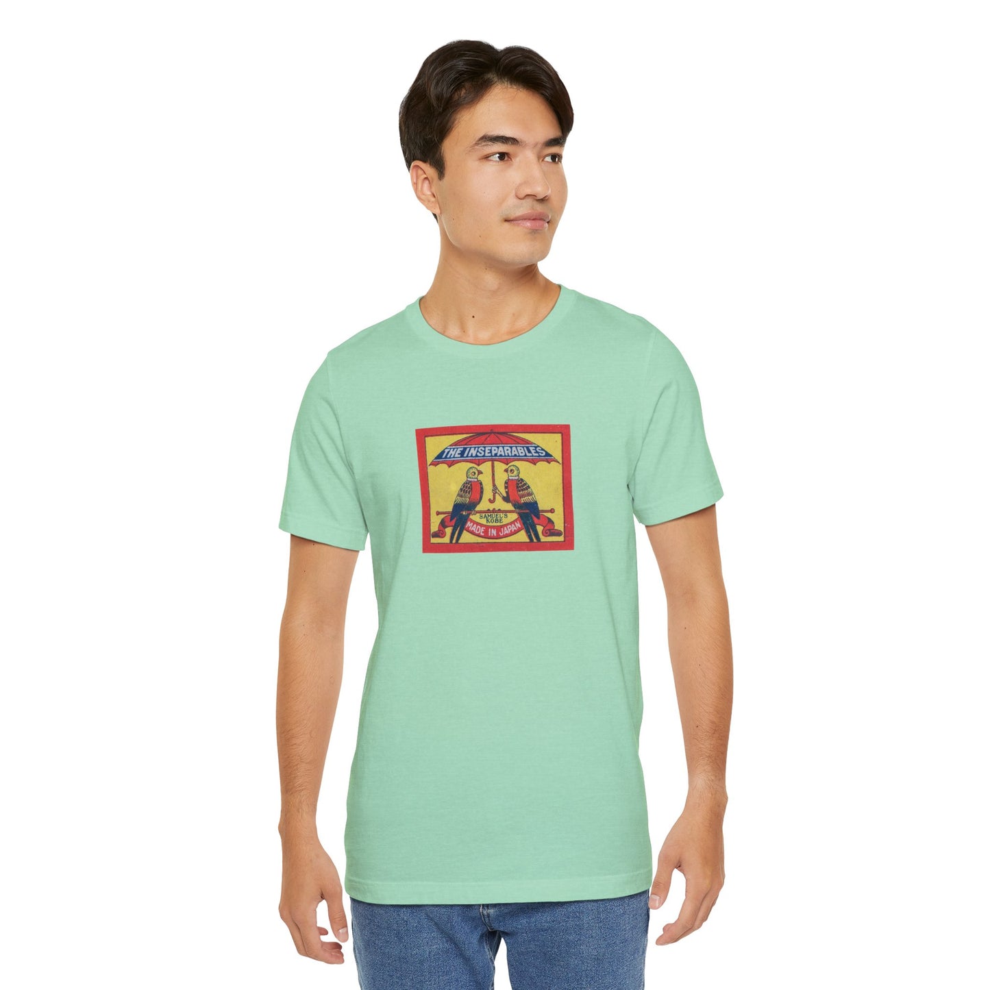 The Inseparables , Vintage Japanese Matchbox Label Unisex Tee | Samuel's Kobe Archive