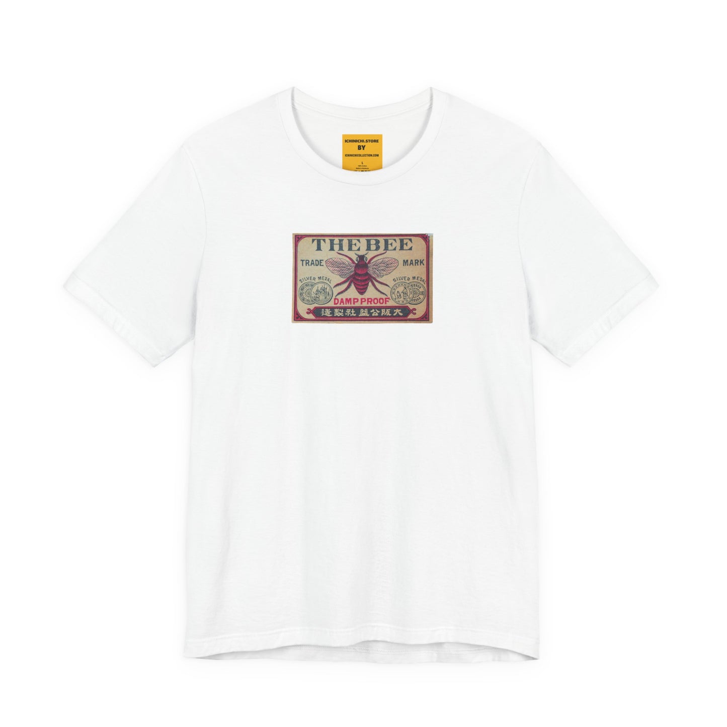 The Bee Trade Mark — Vintage Japanese Matchbox Label Unisex Tee