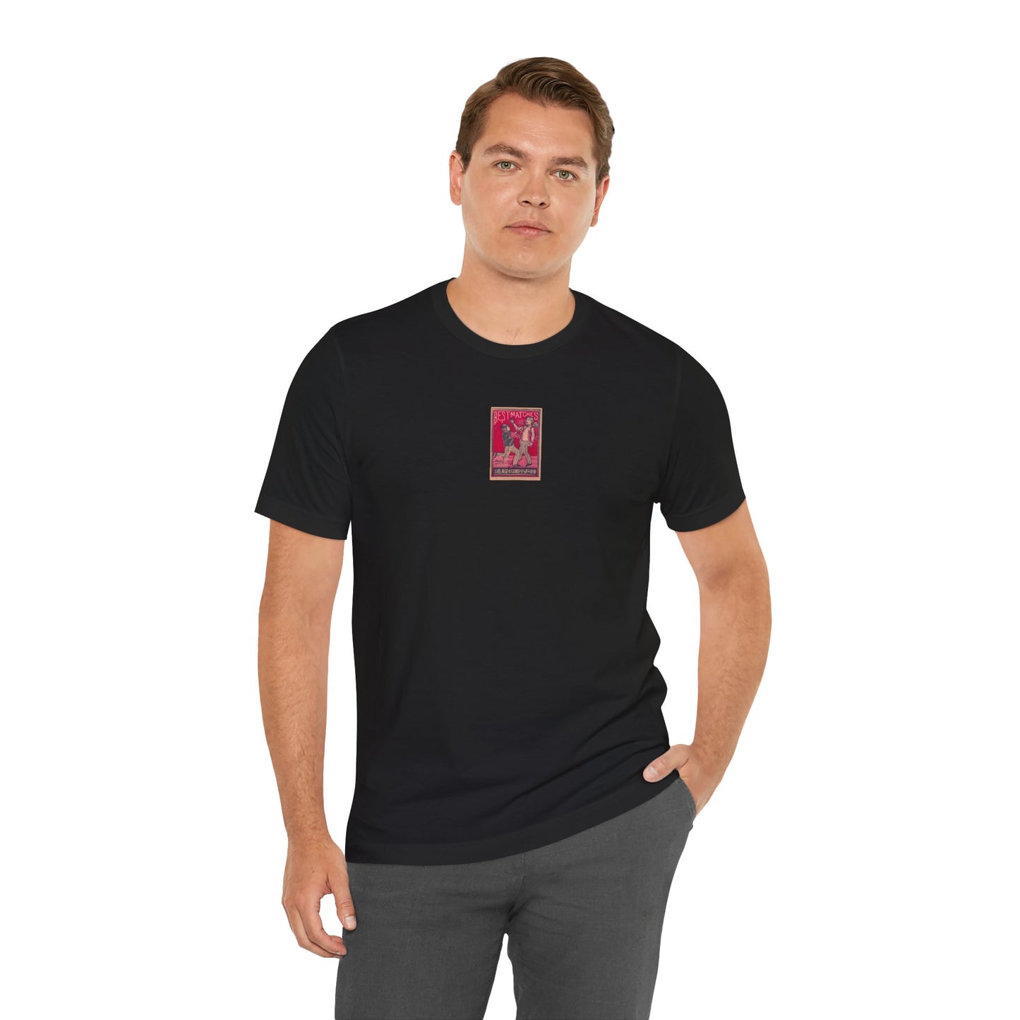 Copy of Unisex Jersey Short Sleeve Tee man on frog