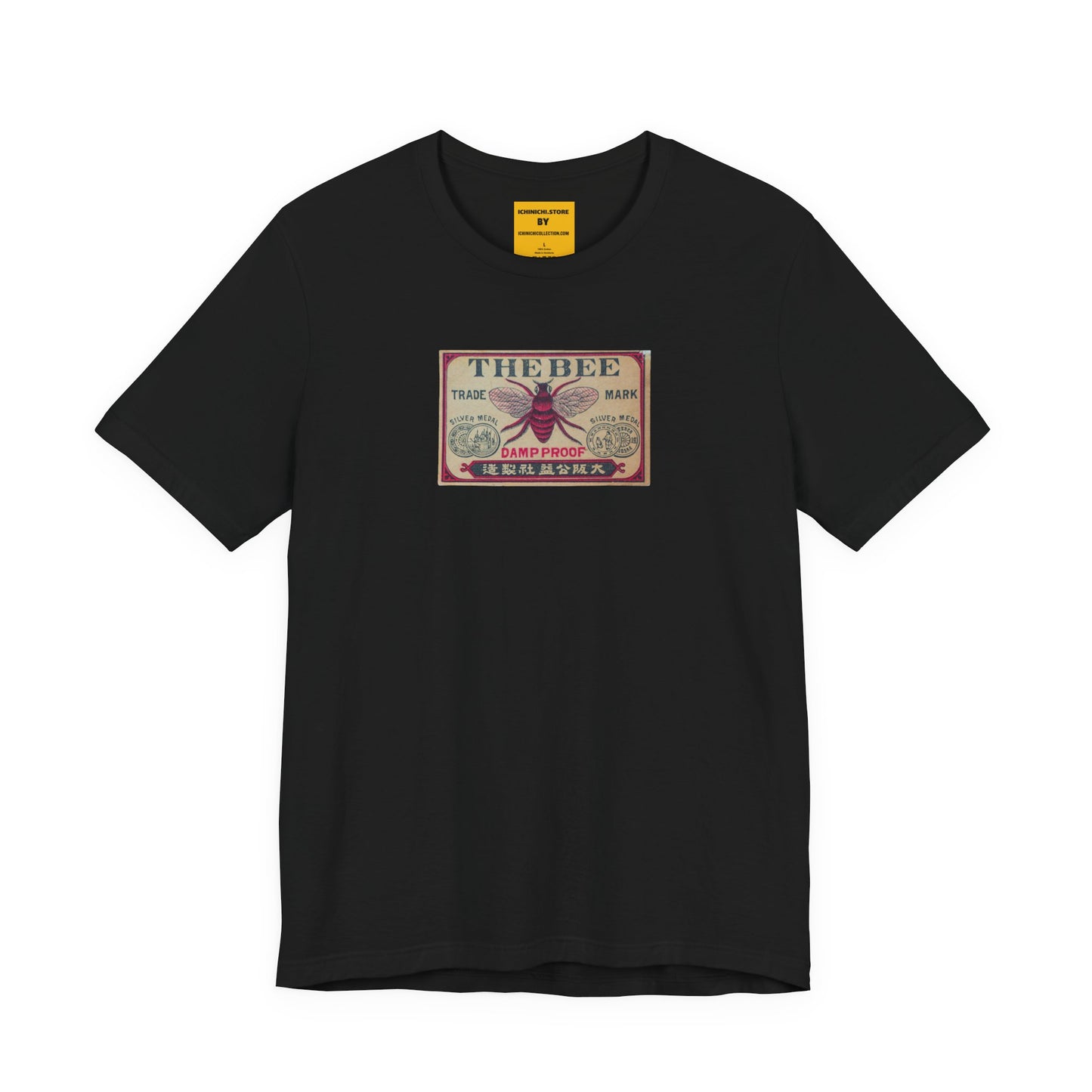 The Bee Trade Mark — Vintage Japanese Matchbox Label Unisex Tee