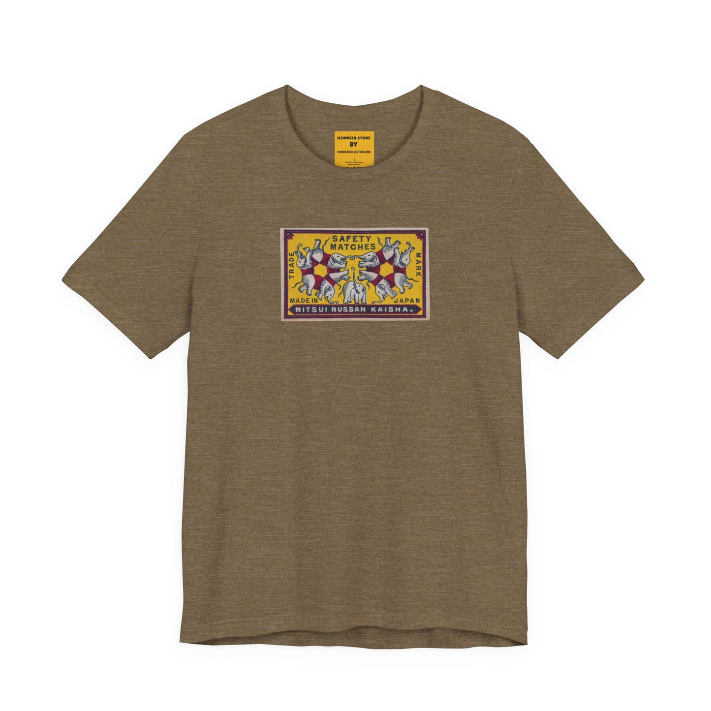 Mitsui Bussan Vintage Japanese Elephants Label Unisex Tee