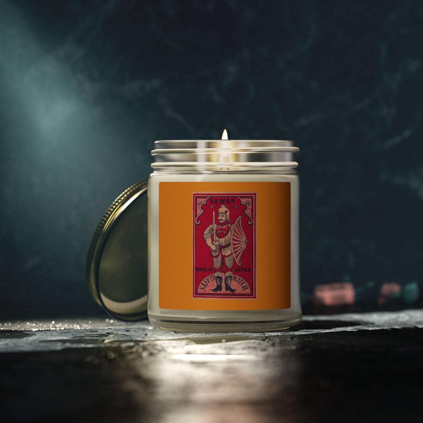 Sawar Safety Match , Vintage Japanese Matchbox Label Scented Candle | India Export Archive
